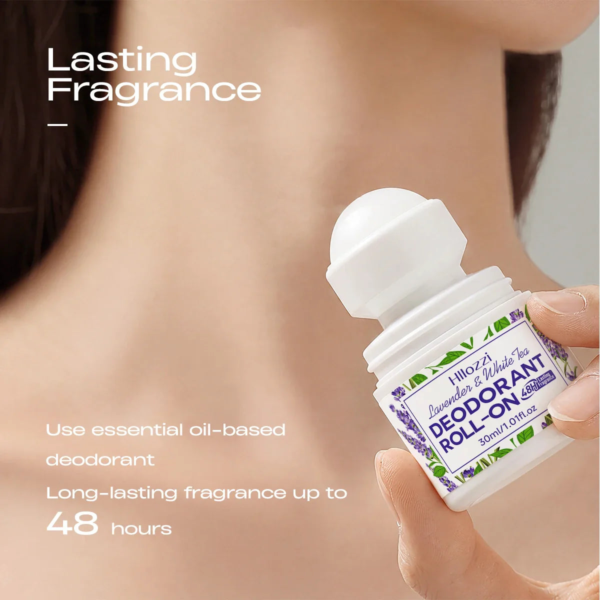48-Hour Roll-On Deodorant | Gentle Unisex Body Odor Protection