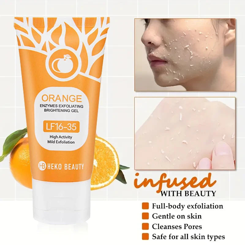VERONNI Orange Exfoliating Gel 50g | Deep Pore Cleansing