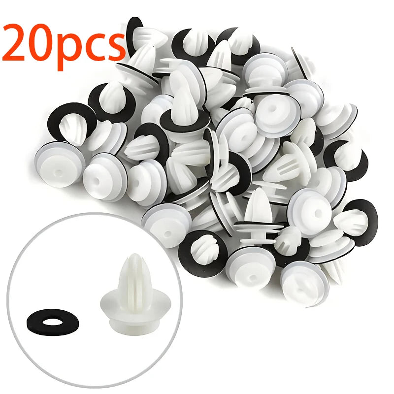 20 50 Door Panel Clips Automotive Fasteners Rivets Sealing Rings