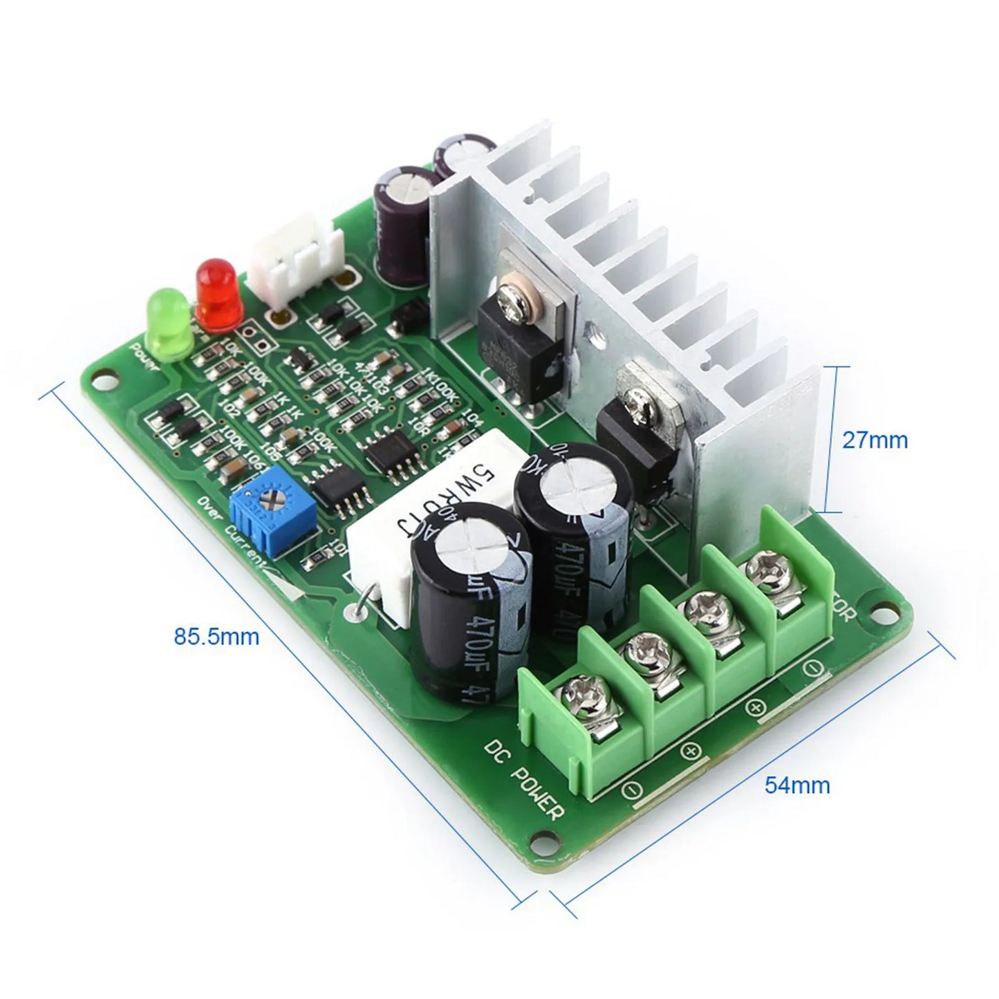 12V 24V 36V 15A PWM DC Motor Speed Controller Regulator Potentiometer