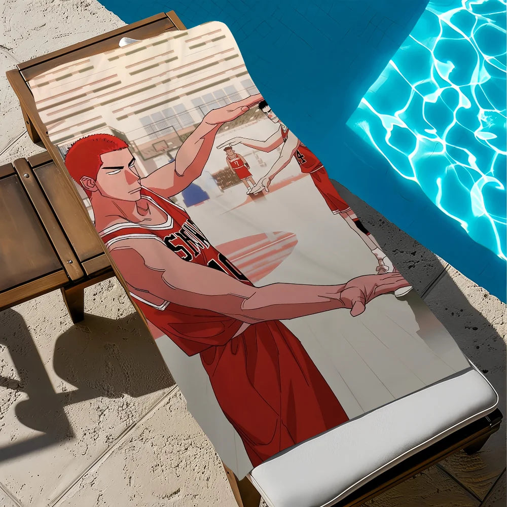 Slam Dunk Anime Beach Towel – Quick Dry Microfiber | 11 Sizes Anime Beach Towel Peaceful Pleasures Health and Wellness z4 STJ90x180CM