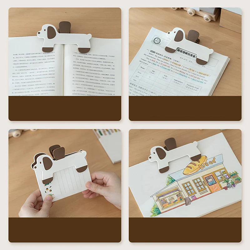 Puppy Book Clip – Cute Metal Bookmark & Page Holder