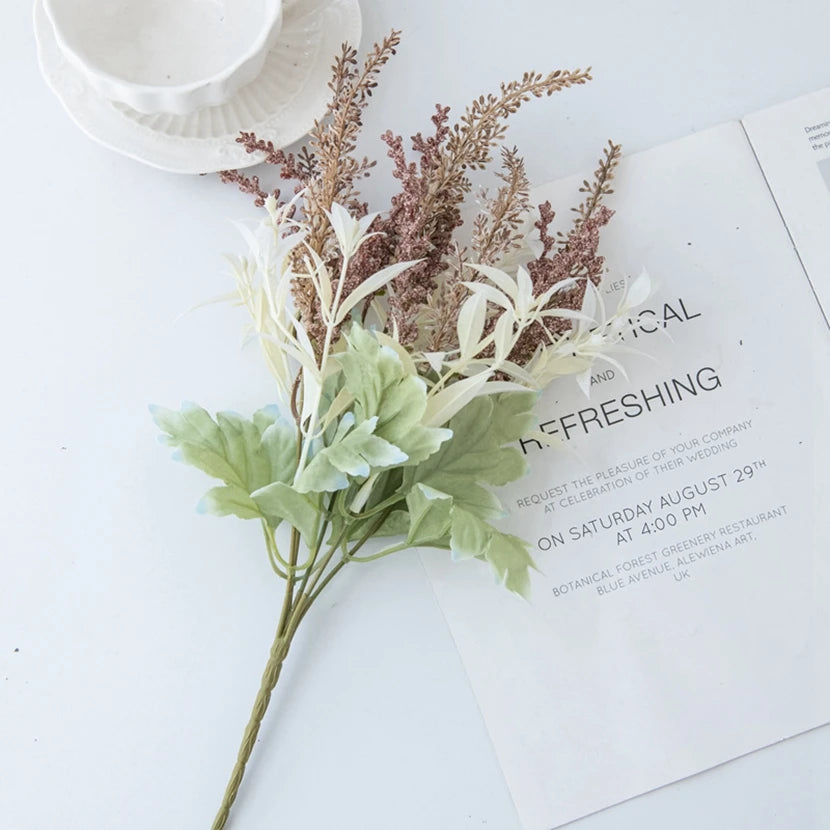 Artificial Lavender Bouquet for Wedding, Home & Table Décor