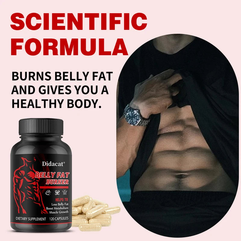 Belly Fat Burner Capsules - Fat Burning, Supports Energy Metabolism, Appetite Suppression, Weight Management Dietary Supplement Peaceful Pleasures Health and Wellness