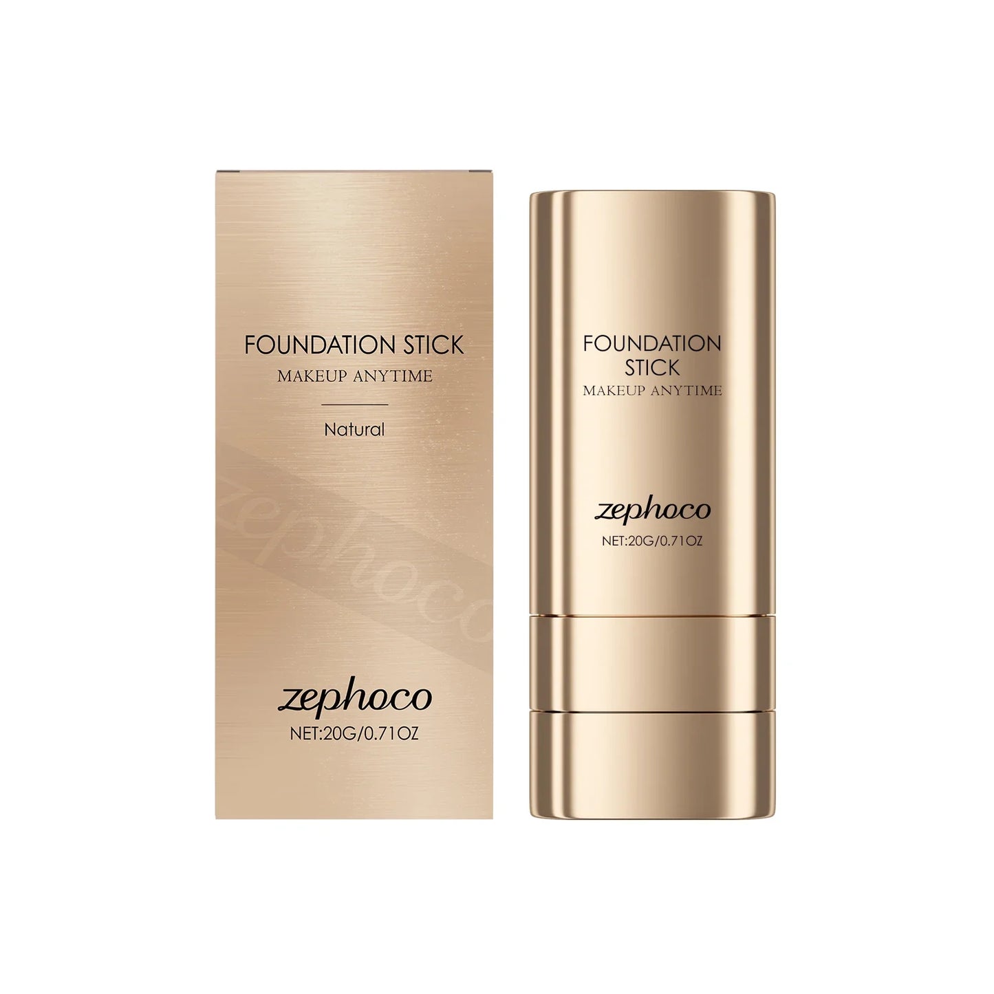 2-in-1 Foundation & Concealer Stick – Matte, Lightweight Coverage Foundation Concealer Stick Oasis Select Natural Color