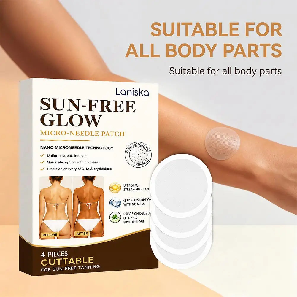 4PCS Body Tanning Care Patch Combined with Sunlight Exposure, It Can Accelerate Tanning Moisturize and Care for the Skin Unisex Peaceful Pleasures Health and Wellness