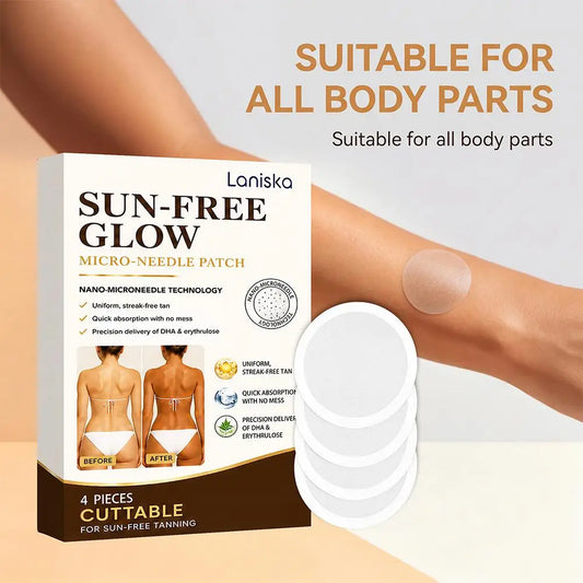 4-Pack Microneedle Tanning Patches – Accelerate Tan & Moisturize Tanning Patches Oasis Select