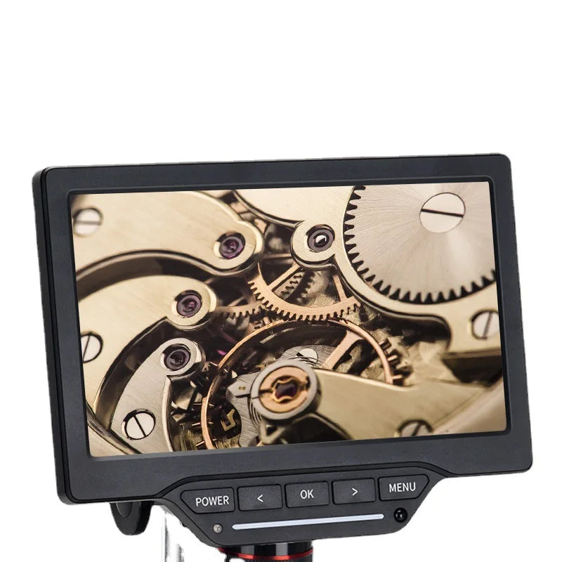 7-Inch Ultra Clear Microscope with Screen, Industrial Circuit Board, Motherboard Maintenance, Electronic Magnifying Glass Peaceful Pleasures Health and Wellness