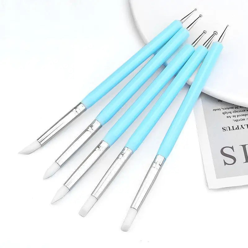Double Head Silicone Carving Pen DIY Ceramic Tool Clay Soft Plastic