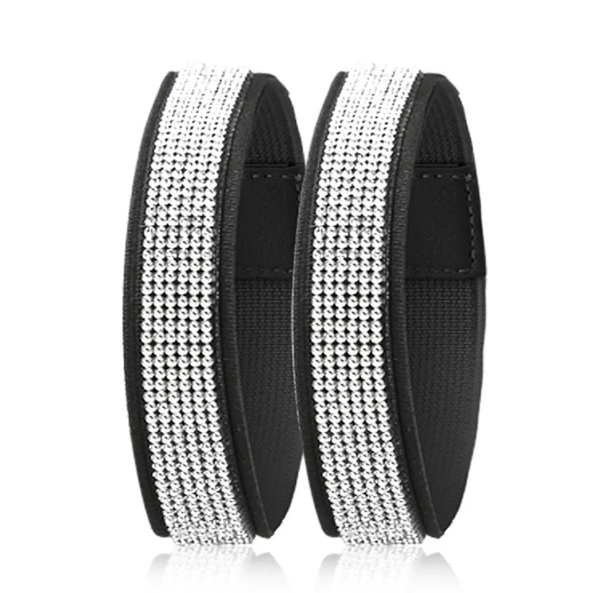 1 Pair Diamond Anti-Drop Heel Straps Portable Fixed Shoelaces,7 Colors Elastic Harness Shoelaces Peaceful Pleasures Health and Wellness Black WT Diamond