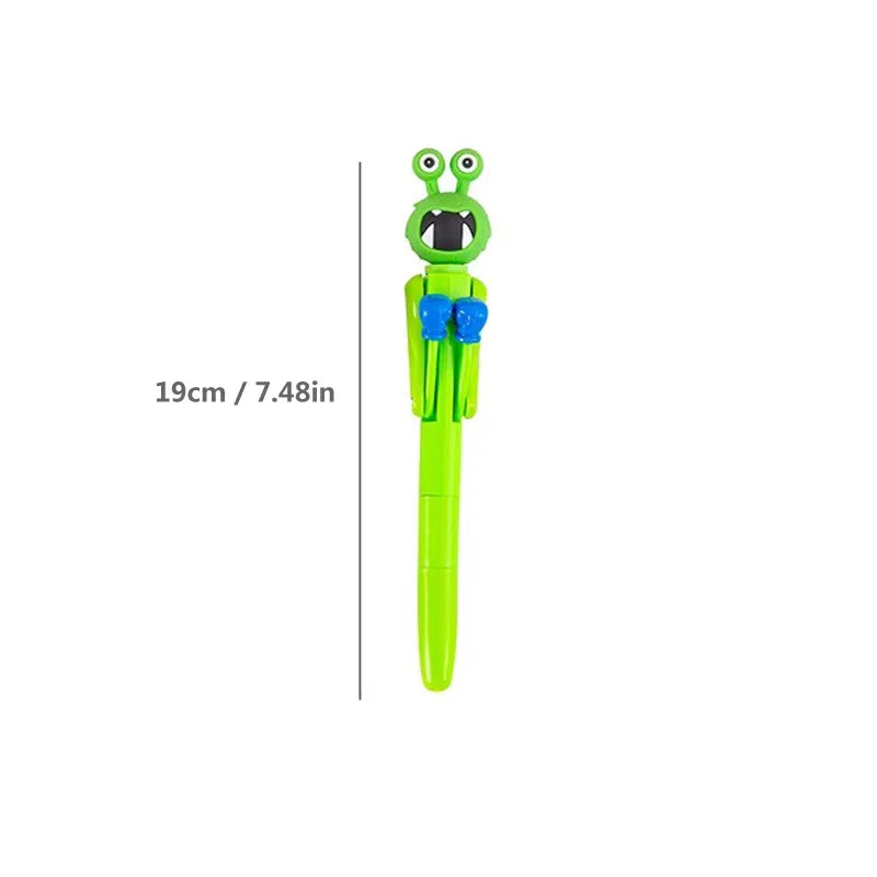 Funny Boxing Ballpoint Pen Blue Ink Creative Pumpkin Monster Santa