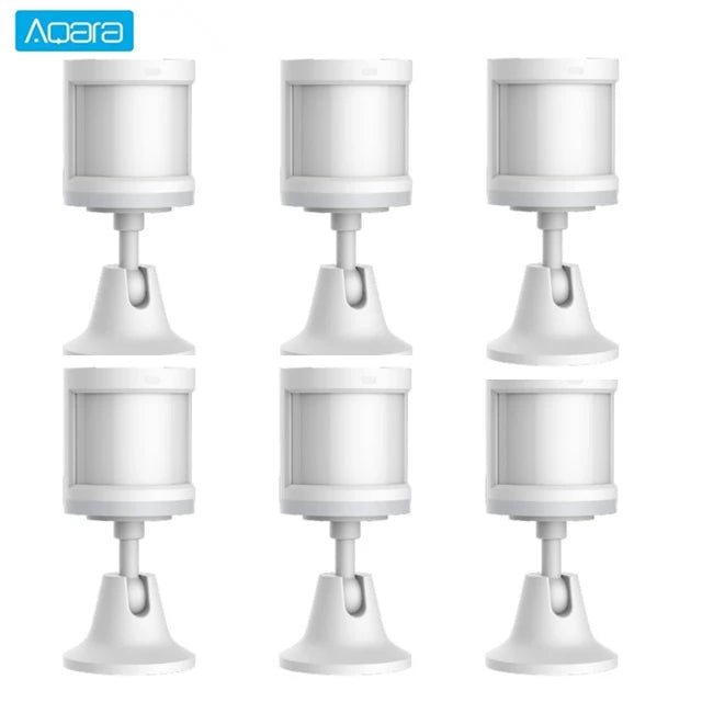 Aqara Motion Sensor Smart Human Body Sensor ZigBee Body Movement Wireless Fp1 High Presence Sensor For Xiaomi Mijia Linptech Peaceful Pleasures Health and Wellness 6pcs Aqara body China Mainland