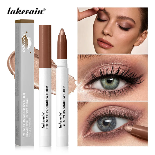 Eye Stylus Shadow Stick Long Lasting Makeup Effect Waterproof Sweat Resistant Circular Design Matte Pearl Tones Eye Shadow Pen Peaceful Pleasures Health and Wellness