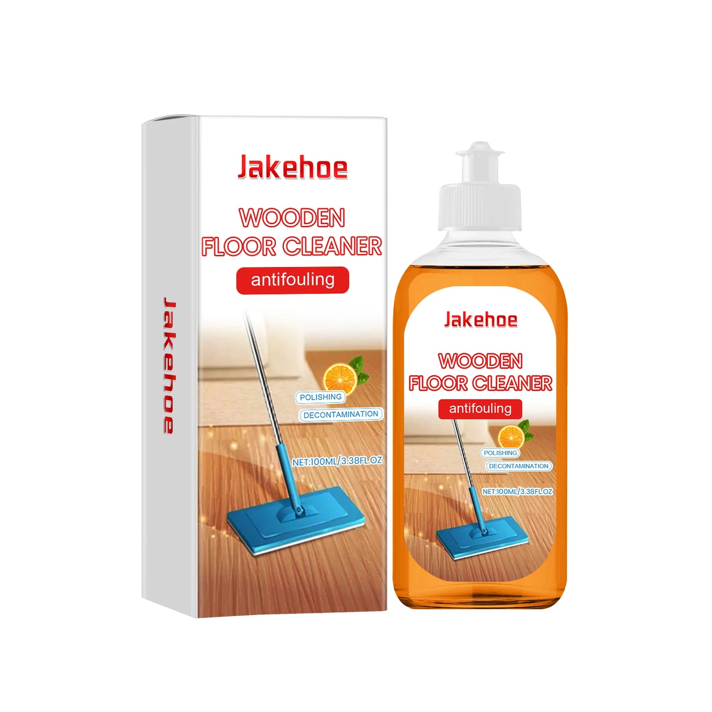 Jakehoe Wood Floor Polish Cleaner – Brightening & Non-Toxic