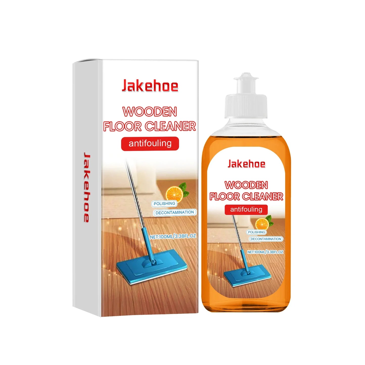 Jakehoe Wood Floor Cleaner & Polish – 100ml Concentrated
