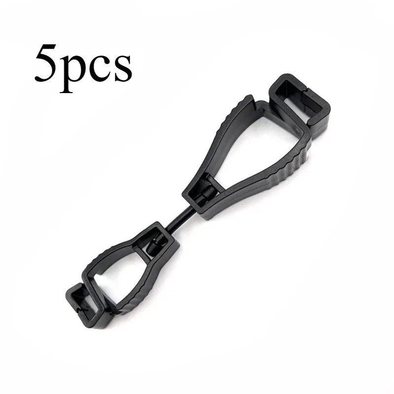 5-Pack Glove Clips Anti-Loss Gripper Belt Hook | Work & Outdoor Glove Clip Set Peaceful Pleasures Health and Wellness Mixing colors