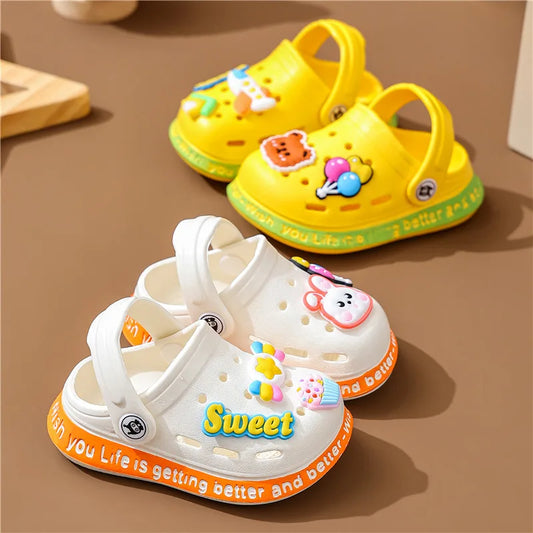 Kids Cartoon Flip Flops | Boys & Girls Beach Slippers Kids Flip Flops Peaceful Pleasures Health and Wellness