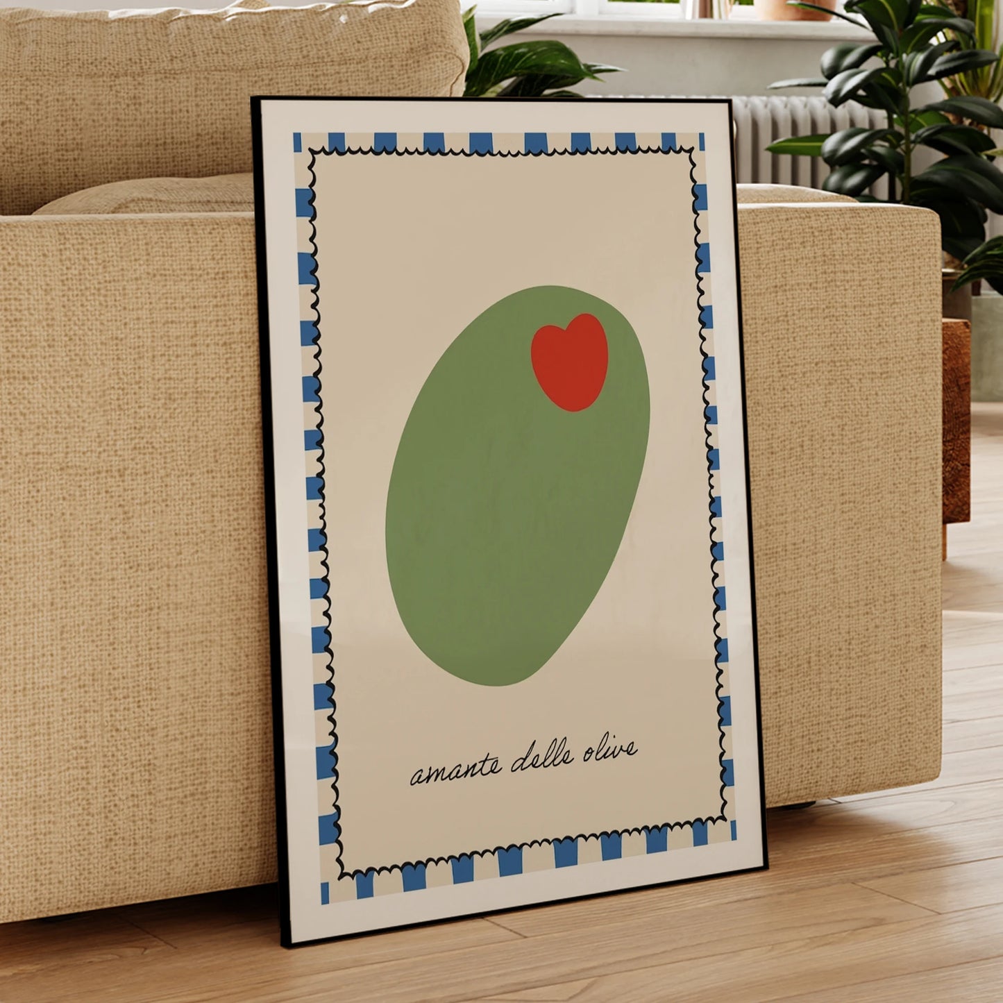 Italian Olive Canvas Wall Art Print | Home Decor Poster