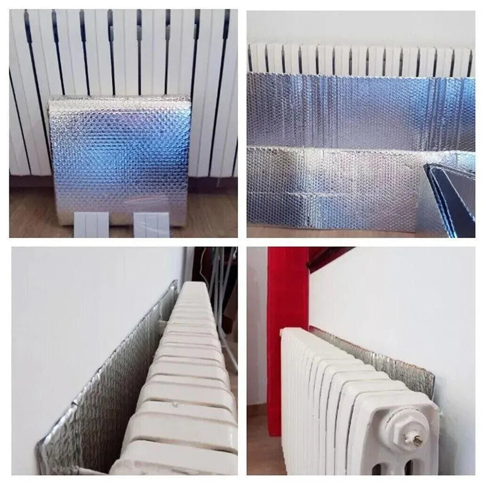 Radiator Insulation Foil 5m X Double Sided Aluminum Sheet Foam