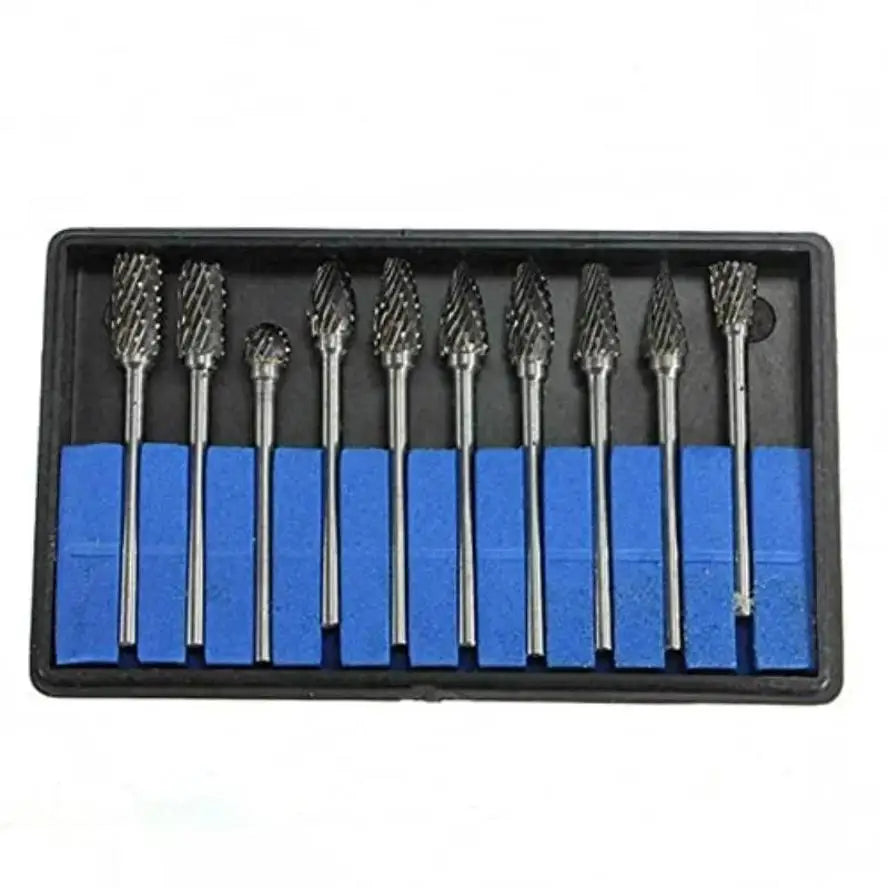 1 8 Shank Tungsten Carbide Milling Cutter Rotary Tool Burr Diamond