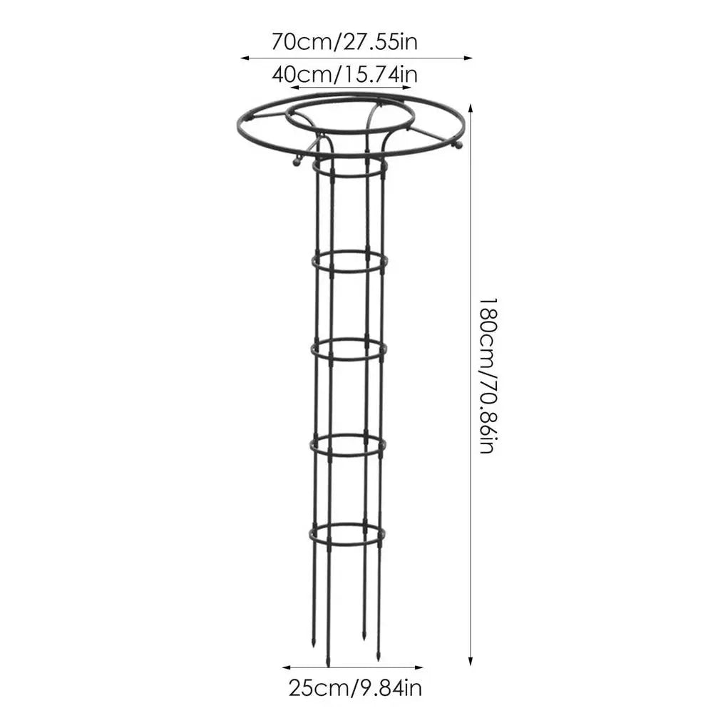 Umbrella Tower Garden Trellis for Climbing Plants – Metal