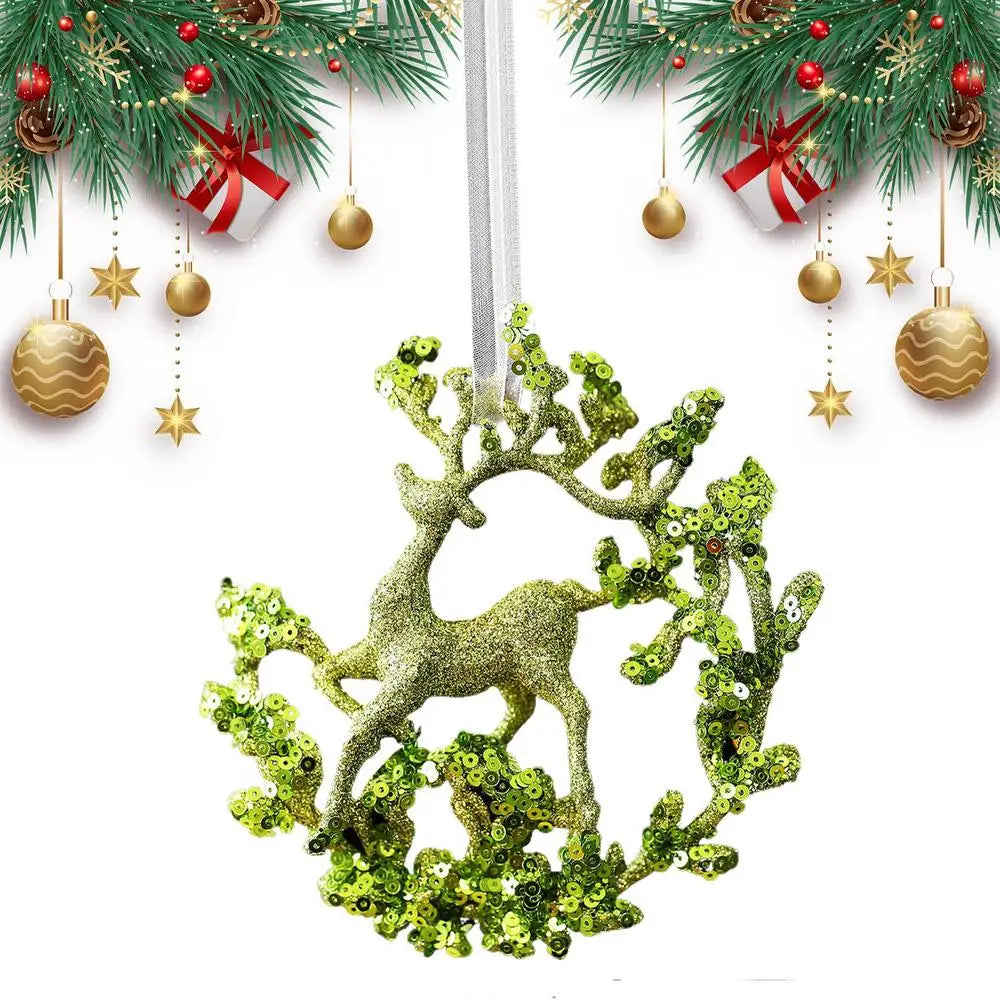 3D Snowflake Christmas Ornament | Glitter Festive Pendant Decor