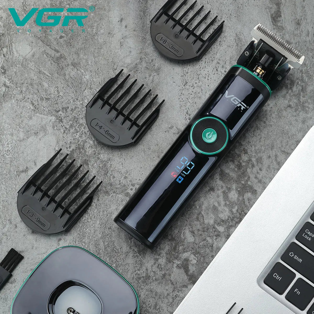 VGR V-671 T-Blade Hair Clipper with LED Display | 400 Min