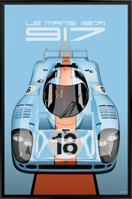 Le Mans 917K Martini Racing Canvas Wall Art Poster Print Canvas Wall Art Peaceful Pleasures Health and Wellness U4340-4 30x40cm Unframed