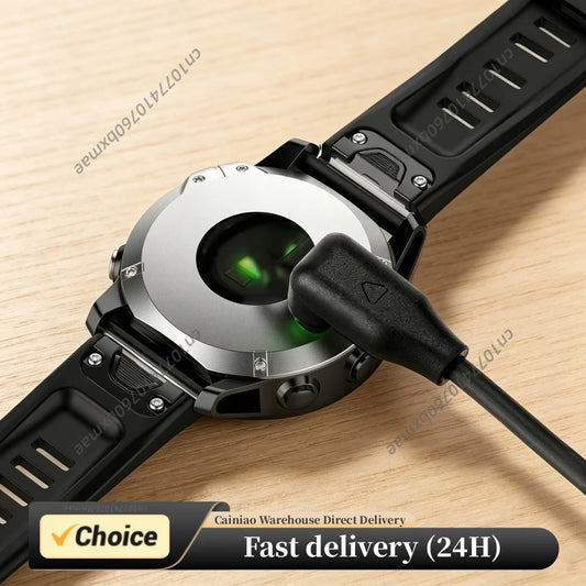Charging Cable for COROS PACE4/PACE Pro/APEX4(46/42mm)/NOMAD Use Charge Cable Cord 1 Meter Safe Dual Interface Peaceful Pleasures Health and Wellness