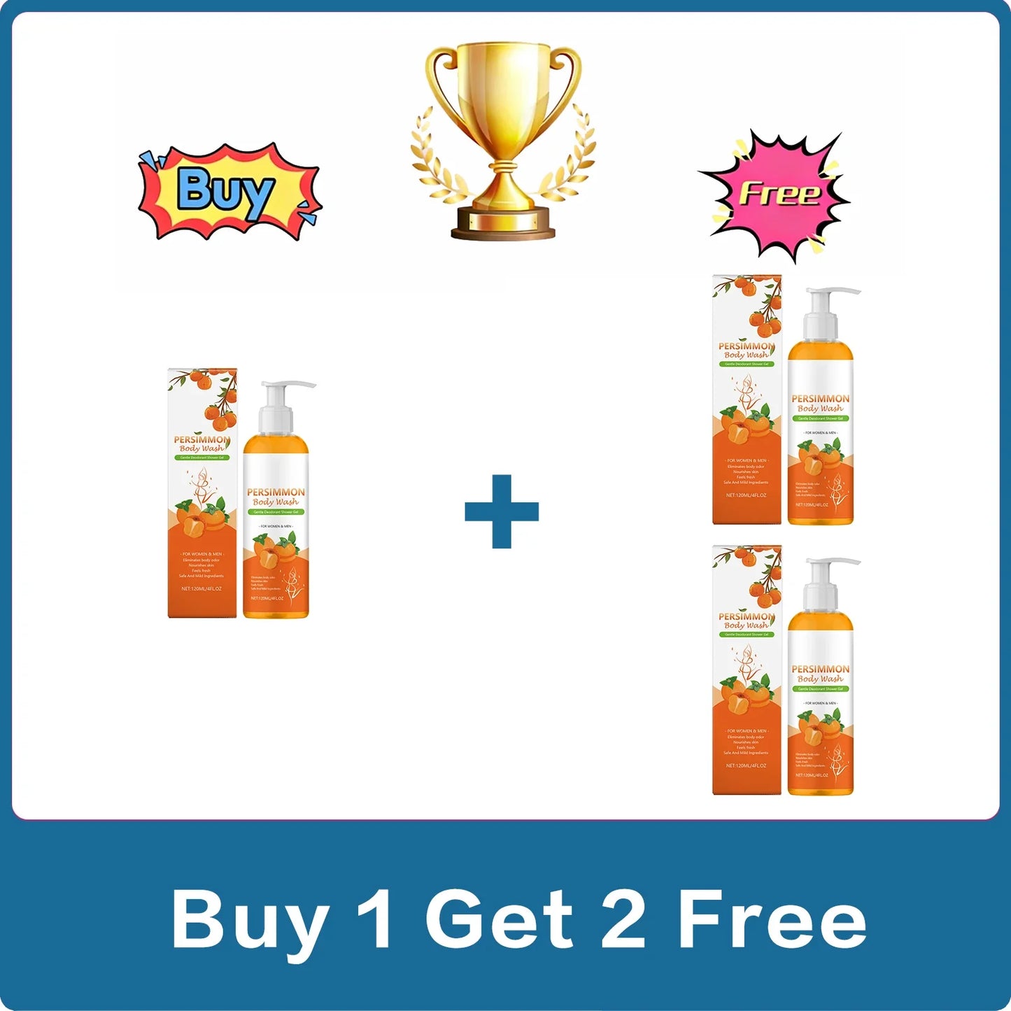 Orange Fragrance Moisturizing Shower Gel – 120ml Body Wash
