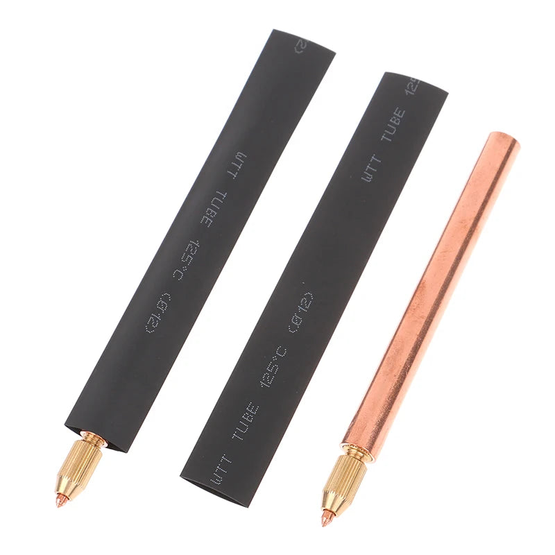 Battery Spot Welding Pen Handheld Copper Belt 3mm Core DIY Point Touch Pen Thread Fixed For Battery Spot Welding Accessories Peaceful Pleasures Health and Wellness