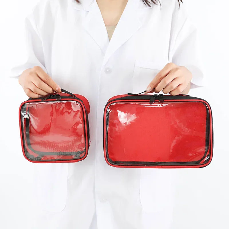 First Aid Kit Pouch Home Medicine Storage Bag Suitable For Outdoor Travel Medical Bag Home Rescue Emergency Survival Kit Peaceful Pleasures Health and Wellness