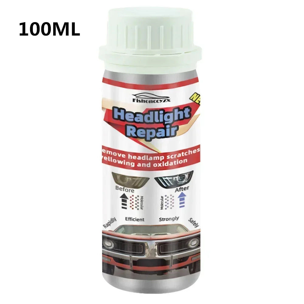 800ml Headlights Liquid Polymer Headlight Chemical Polish Repair Fluid Refurbishment Scratch Repair Polishing Headlights Kit Peaceful Pleasures Health and Wellness 100ml