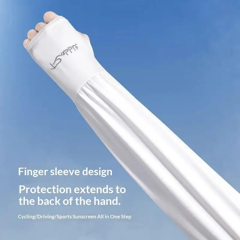 Women's UPF 50+ Ice Silk UV Sun Protection Arm Sleeves | Cooling