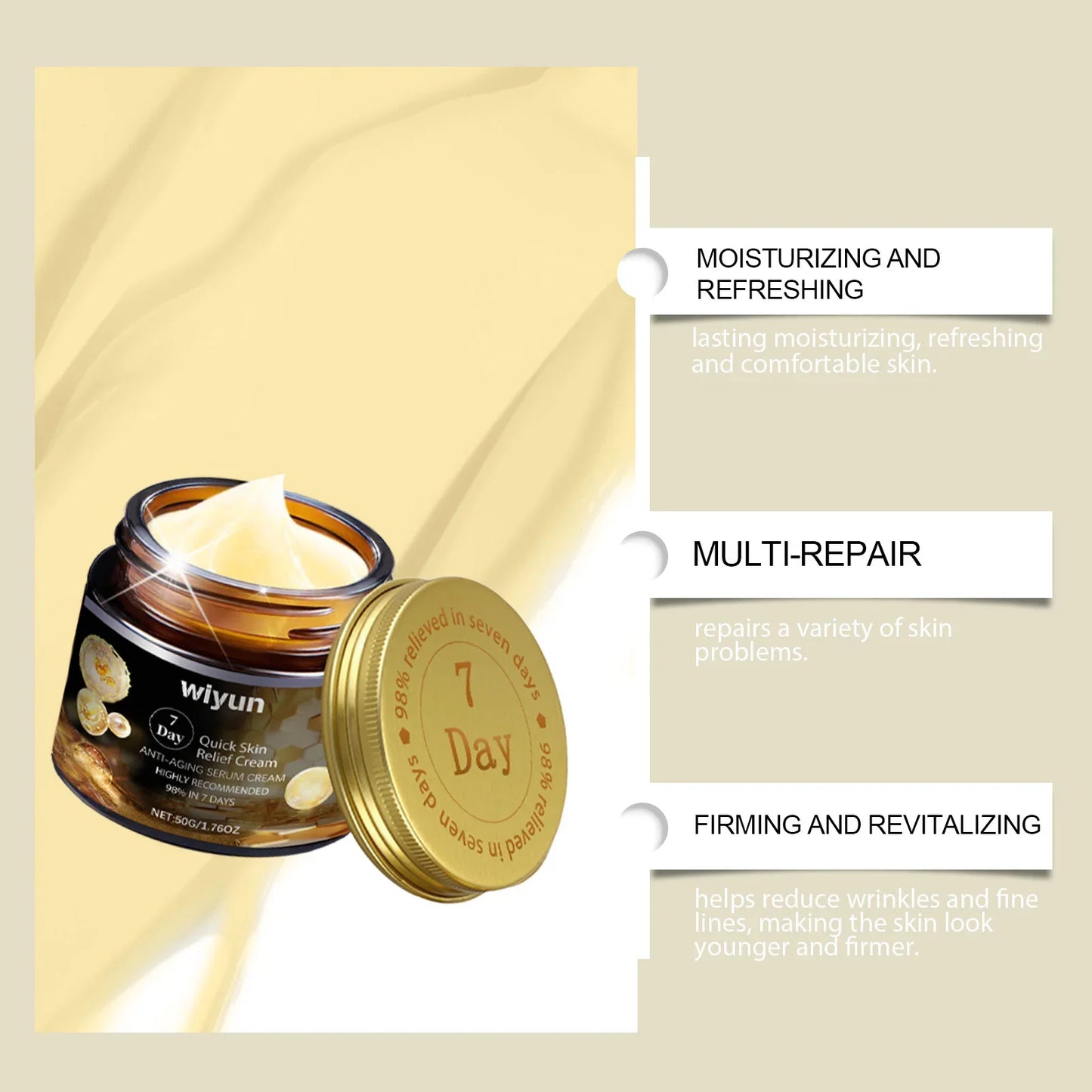 WIYUN Bee Venom Face Cream – Anti-Aging, Firming & Wrinkle Repair