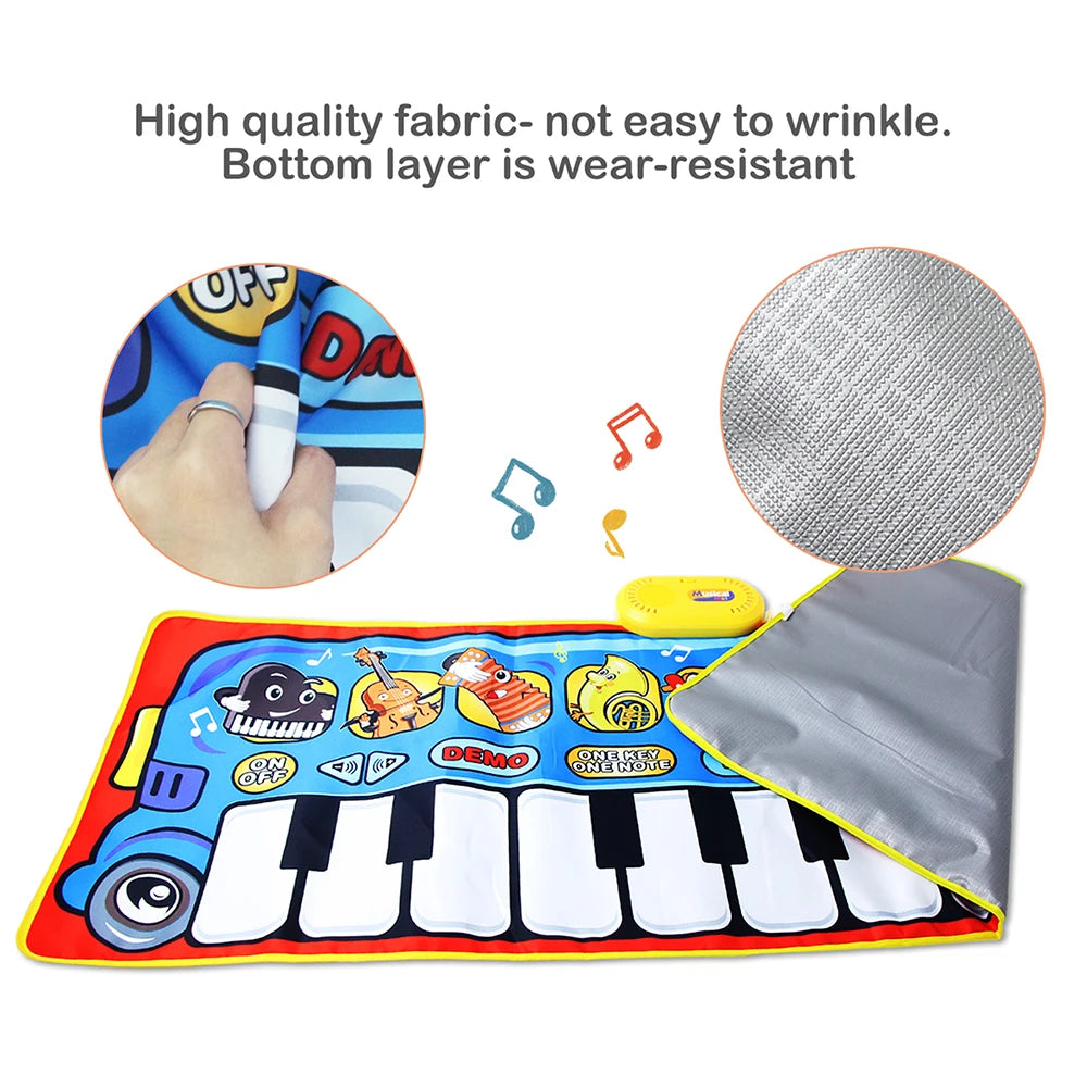 Cartoon Musical Mat Keyboard Piano Play Instruments Sounds