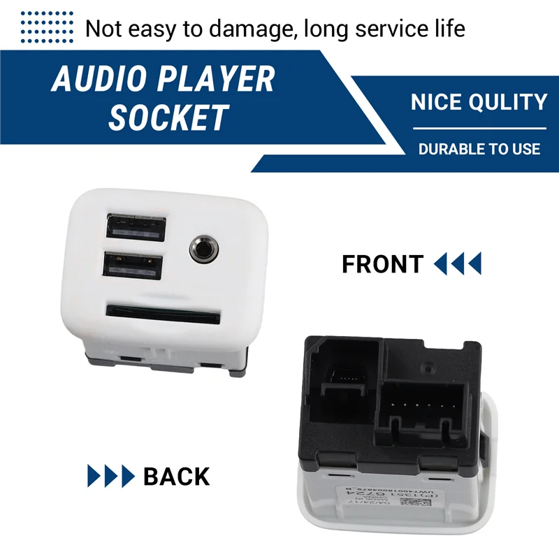 AUX USB SD Audio Receptacle for Cadillac ATS CTS 13516724 Peaceful Pleasures Health and Wellness