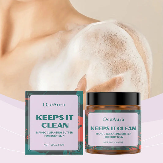OceAura Gentle Body Cleansing Cream | Purifying Shower Gel 100g Body Cleansing Cream Peaceful Pleasures Health and Wellness