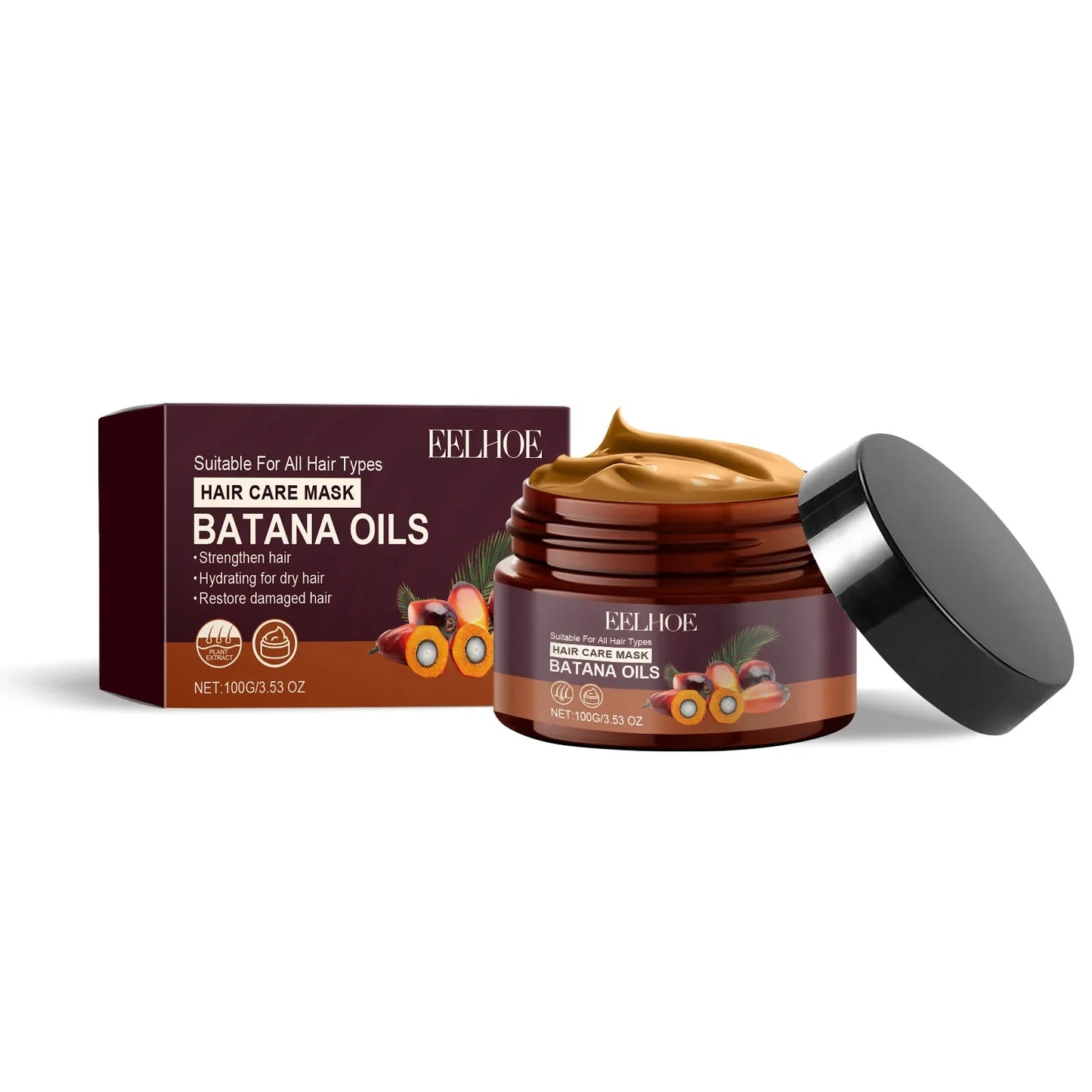 EELHOE Batana Oil Hair Care Set – Nourish & Strengthen Hair