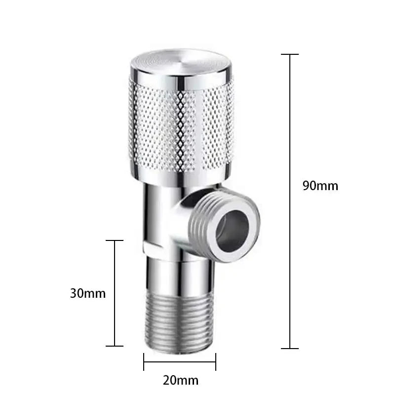 Full Brass Mini Angle Valve | Toilet Shut-Off Inlet Valve