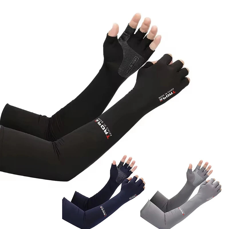 Sunscreen Cooling Arm Sleeve for Outdoor Sports Peaceful Pleasures Health and Wellness