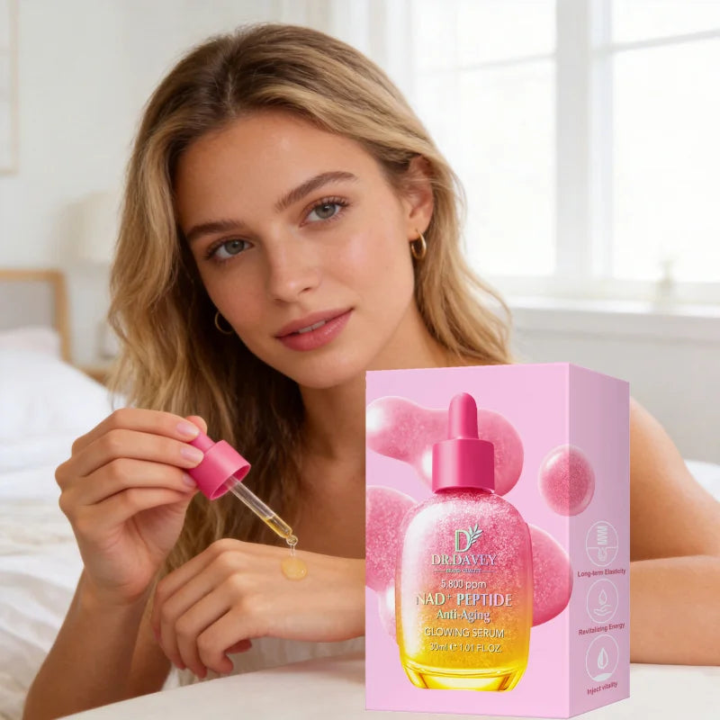 30ml DR.DAVEY NAD+Peptide Anti-Aging Glowing Serum Four Seasons Skincare, Moisturizing Facial Care, Suitable for Men and Women Peaceful Pleasures Health and Wellness