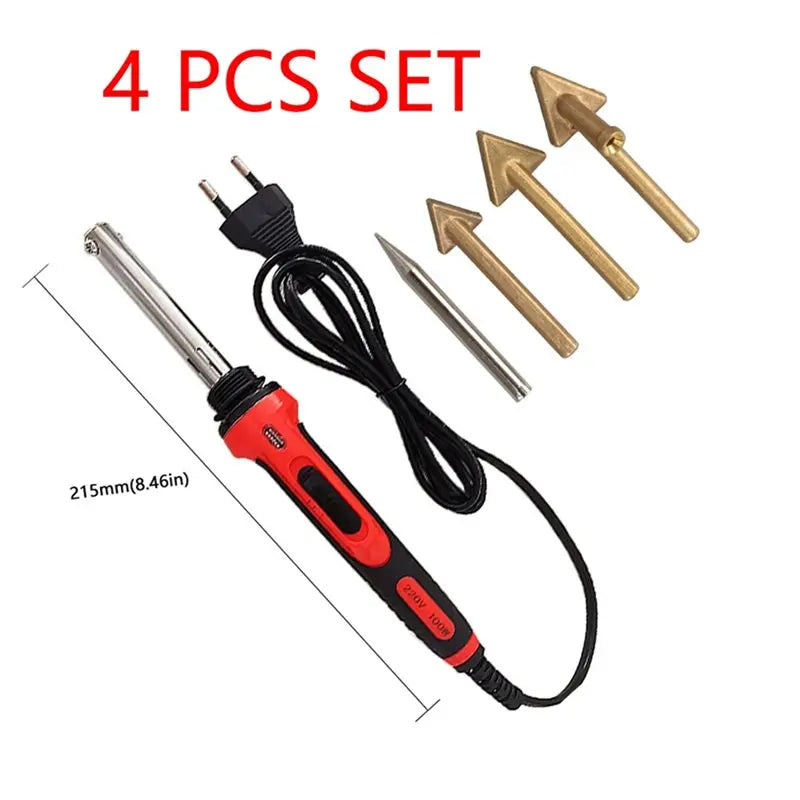 Y51A-100W Repair Plastic Soldering Iron For Car Bumper Home Leather Repair Welding Machine Tool EU Plug Peaceful Pleasures Health and Wellness