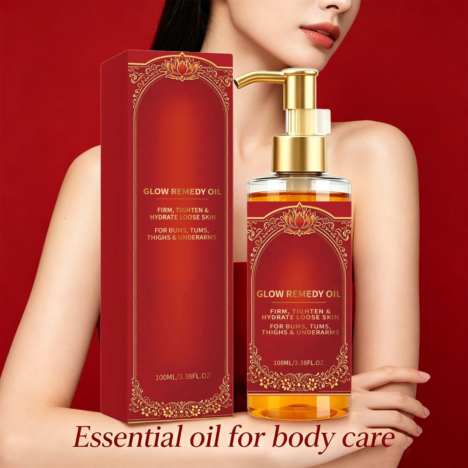 Firming Body Oil Skin Tightening Massage Oil for Belly Butt Thighs Underarms Improve Sagging Skin Hydration Shaping Body Oil Peaceful Pleasures Health and Wellness