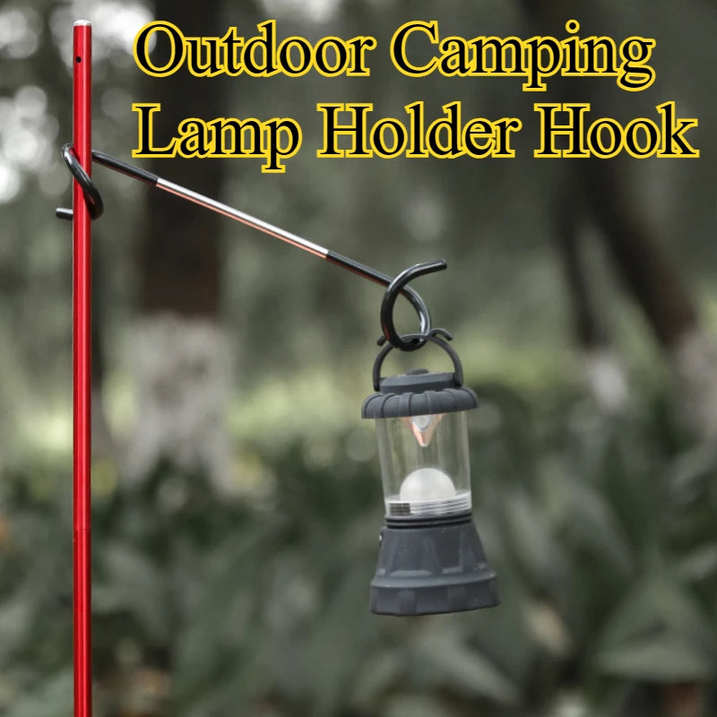 Portable Camping Lantern Hook – Multifunctional Light Hanger Camping Lantern Hook Peaceful Pleasures Health and Wellness