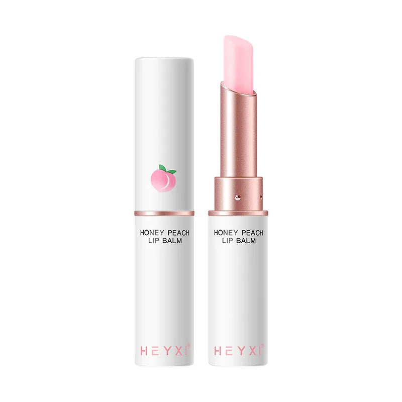 Honey Peach Color-Change Lip Balm – Moisturizing Lips Plumper