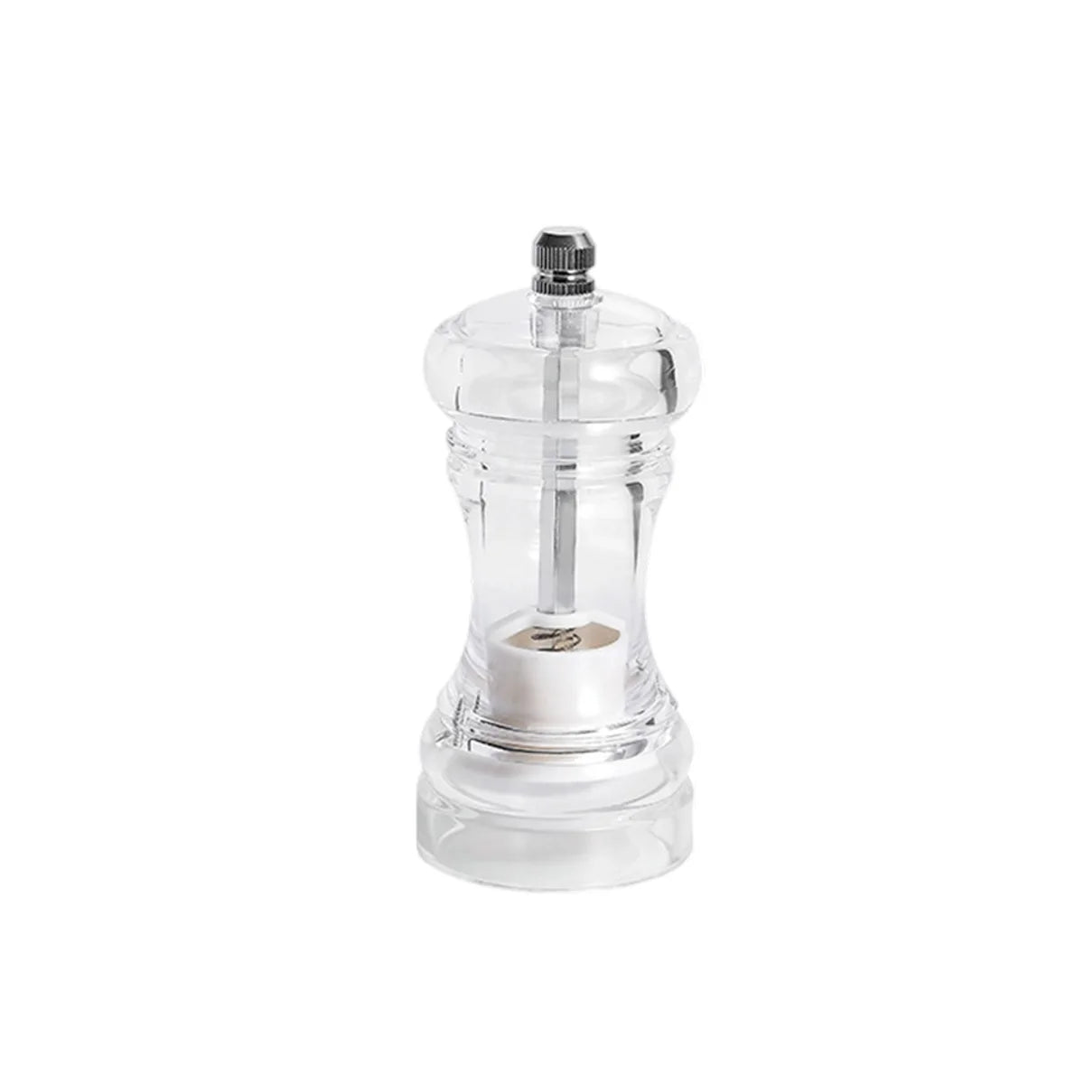 Pepper Grinder- 4/5/6 inch Acrylic Salt and Pepper Shakers Adjustable Coarseness by Ceramic Rotor kitchen accessories Peaceful Pleasures Health and Wellness 4 inch