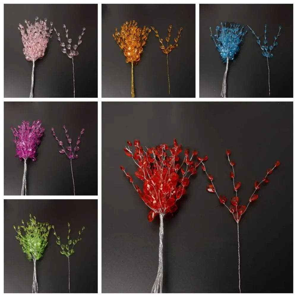 50pcs Acrylic Crystal Bud Branches | DIY Wedding & Home Décor