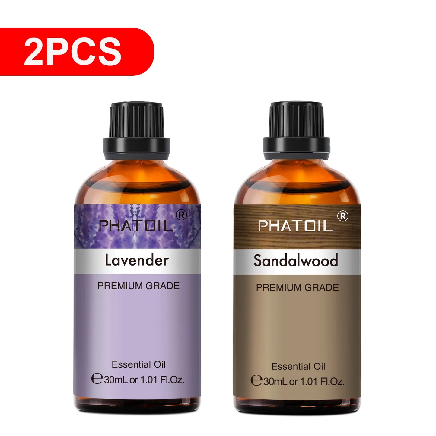 30ml Aromatherapy Essential Oil – Lavender, Lemon, Eucalyptus & More for Diffuser, Candle Making & DIY