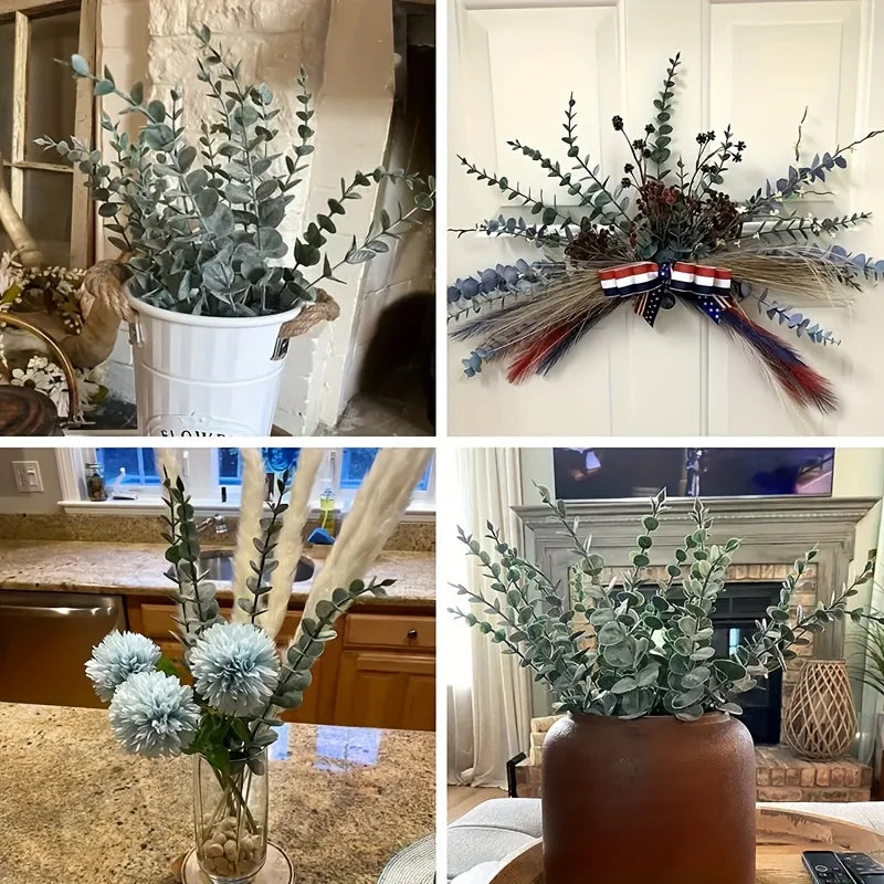 Artificial Eucalyptus Stems | Real Touch Faux Greenery Branches